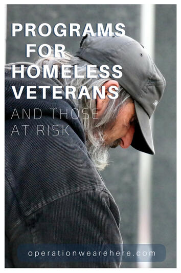 Resources for homeless military veterans and those at risk of becoming homeless | Operation We Are Here Operation We Are Here is a HUB of RESOURCES for the military community and military supporters.